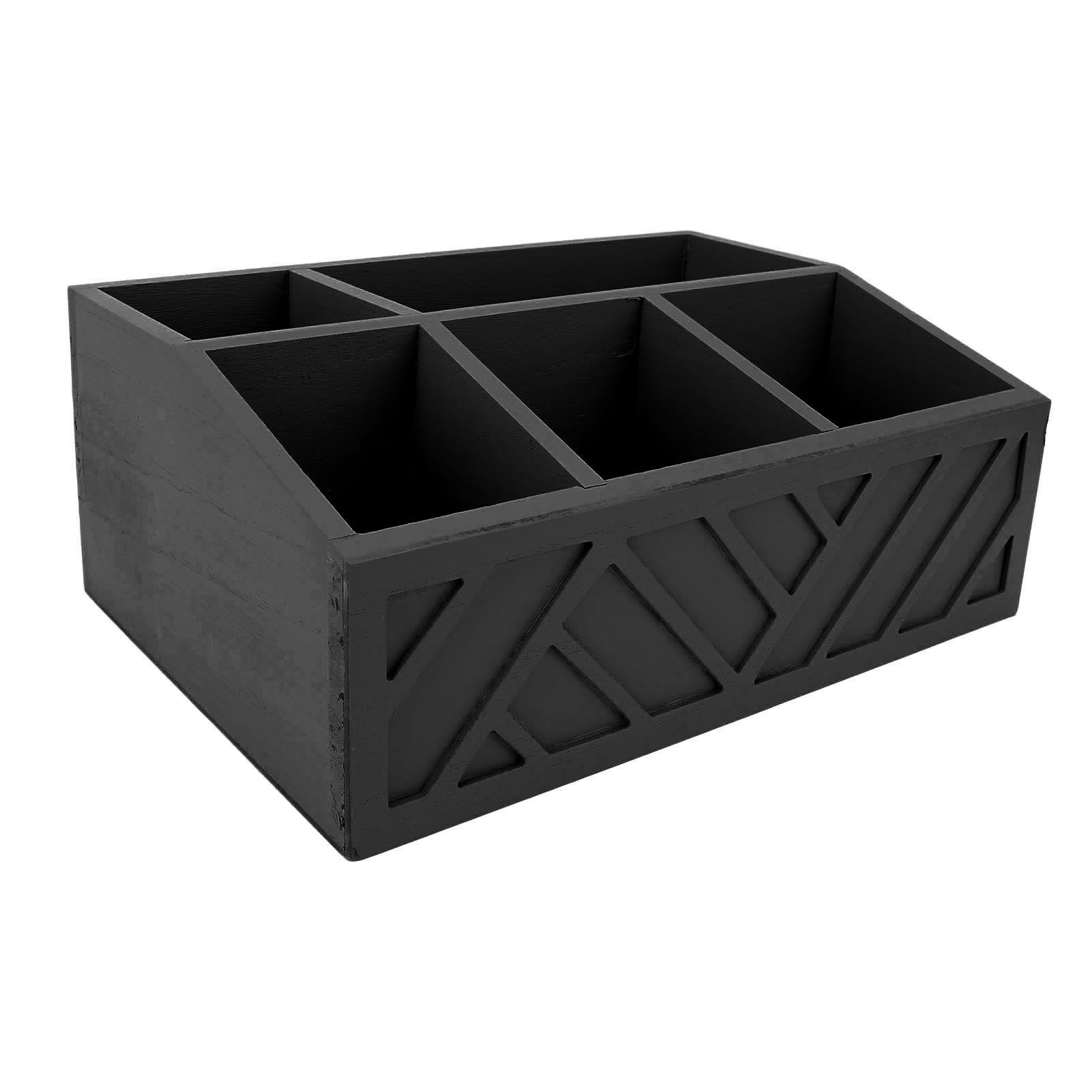 Tea Bag Organizer Multifunctional Wooden Divided Tea Bag Holder for Coffee view 8