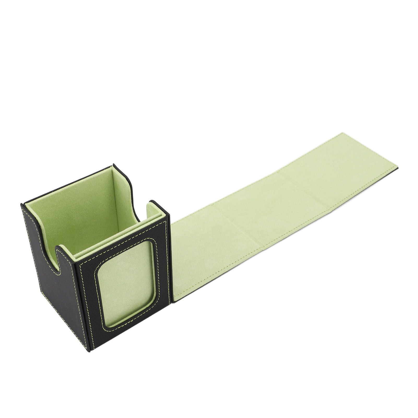 Card Deck Box Rain Proof PU Leather Magnetic Card Storage Box for 120 Single view 9
