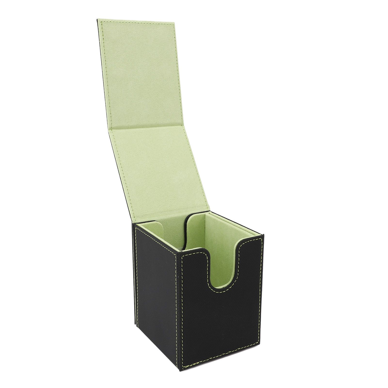 Card Deck Box Rain Proof PU Leather Magnetic Card Storage Box for 120 Single view 11