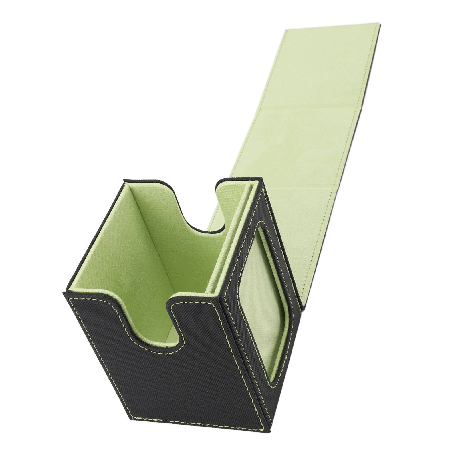Card Deck Box Rain Proof PU Leather Magnetic Card Storage Box for 120 Single view 12