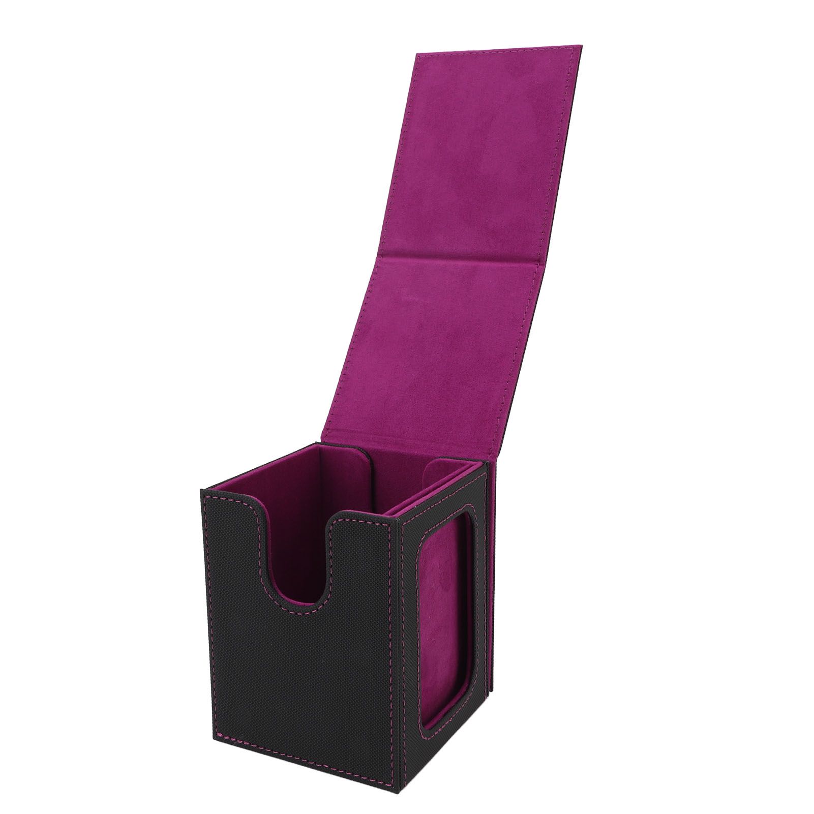 Card Deck Box Rain Proof PU Leather Magnetic Card Storage Box for 120 Single view 4