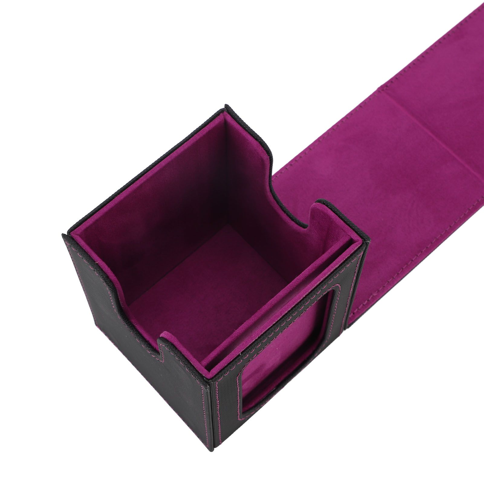 Card Deck Box Rain Proof PU Leather Magnetic Card Storage Box for 120 Single view 5