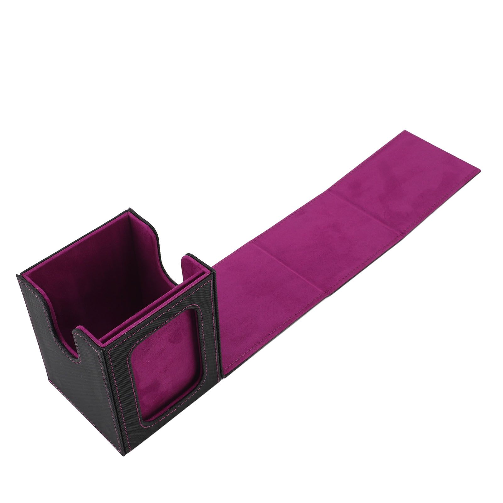 Card Deck Box Rain Proof PU Leather Magnetic Card Storage Box for 120 Single view 6