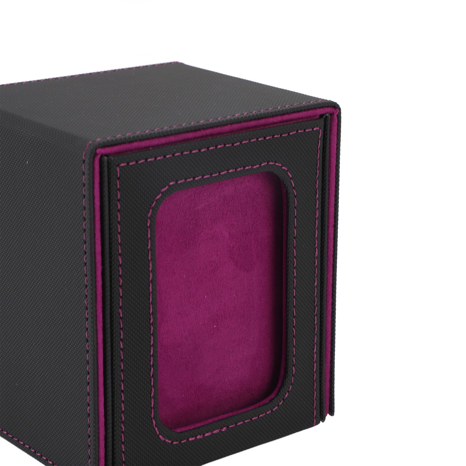 Card Deck Box Rain Proof PU Leather Magnetic Card Storage Box for 120 Single view 7