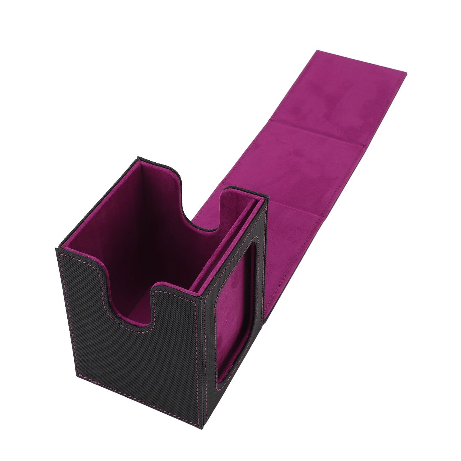 Card Deck Box Rain Proof PU Leather Magnetic Card Storage Box for 120 Single view 12