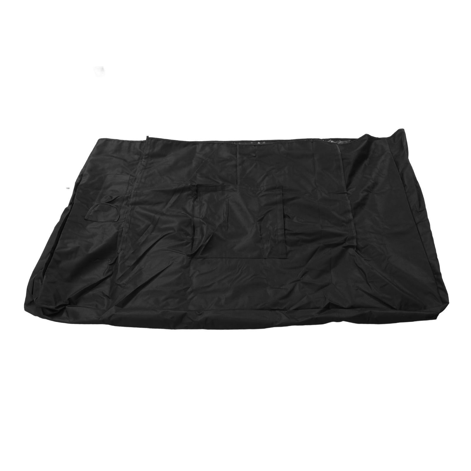TV Cover Black 600D Oxford Cloth Dust Proof Rain Proof Sun Proof TV Protector view 12