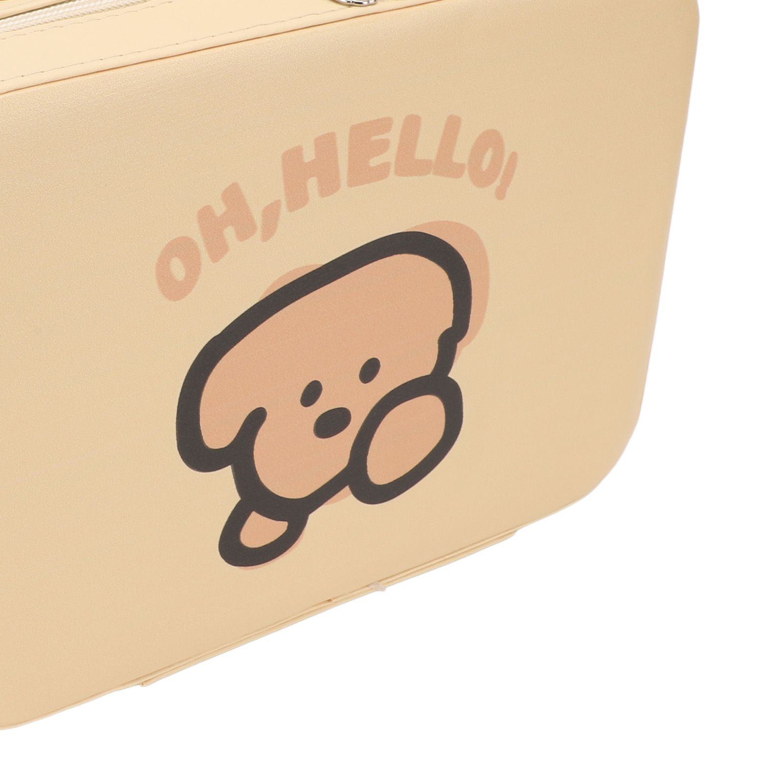 Travel Makeup Bag 9.45x7.09x4.72in Portable Waterproofing PU Leather High view 5