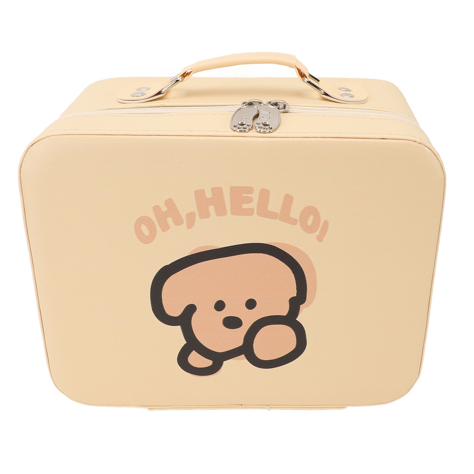 Travel Makeup Bag 9.45x7.09x4.72in Portable Waterproofing PU Leather High view 8