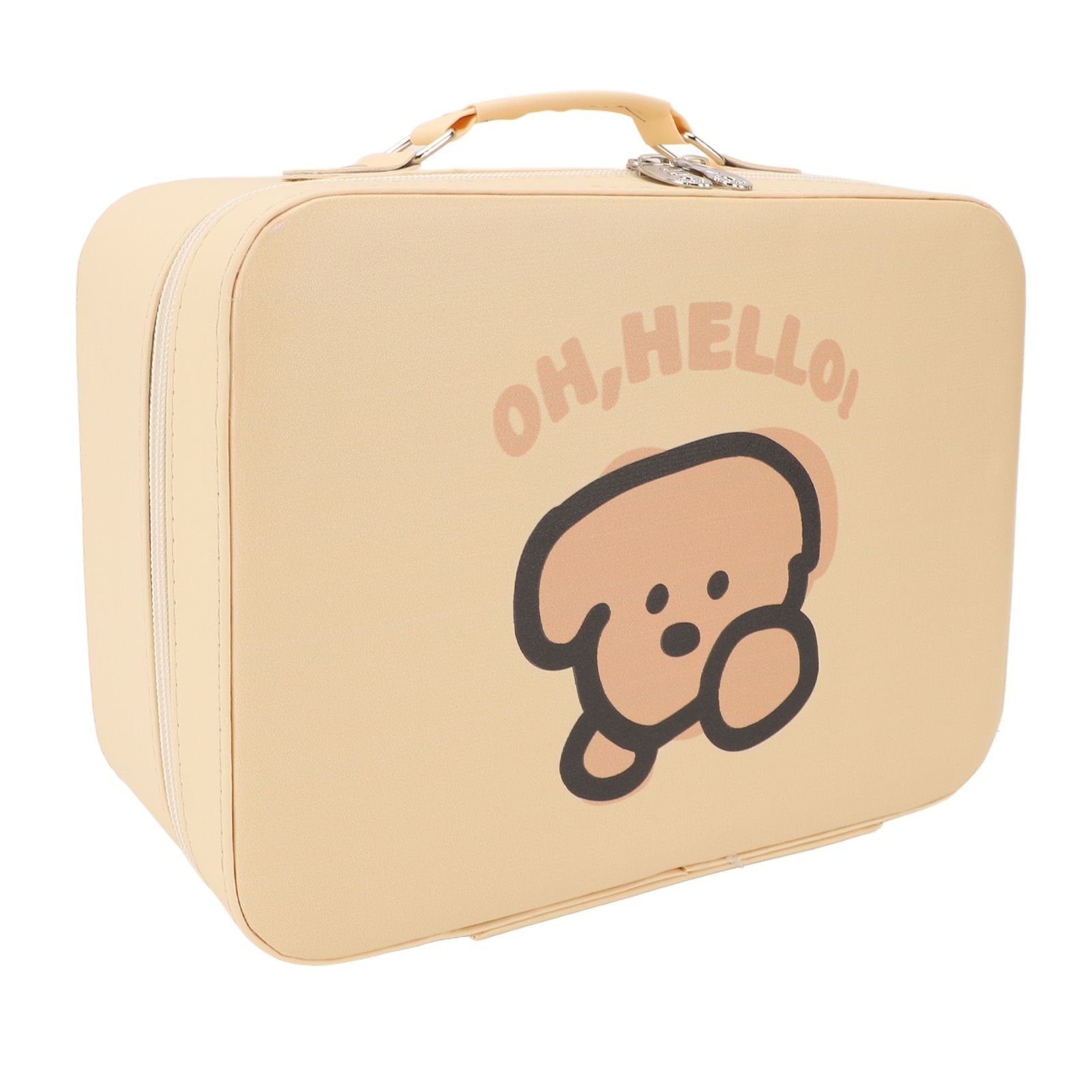 Travel Makeup Bag 9.45x7.09x4.72in Portable Waterproofing PU Leather High view 10