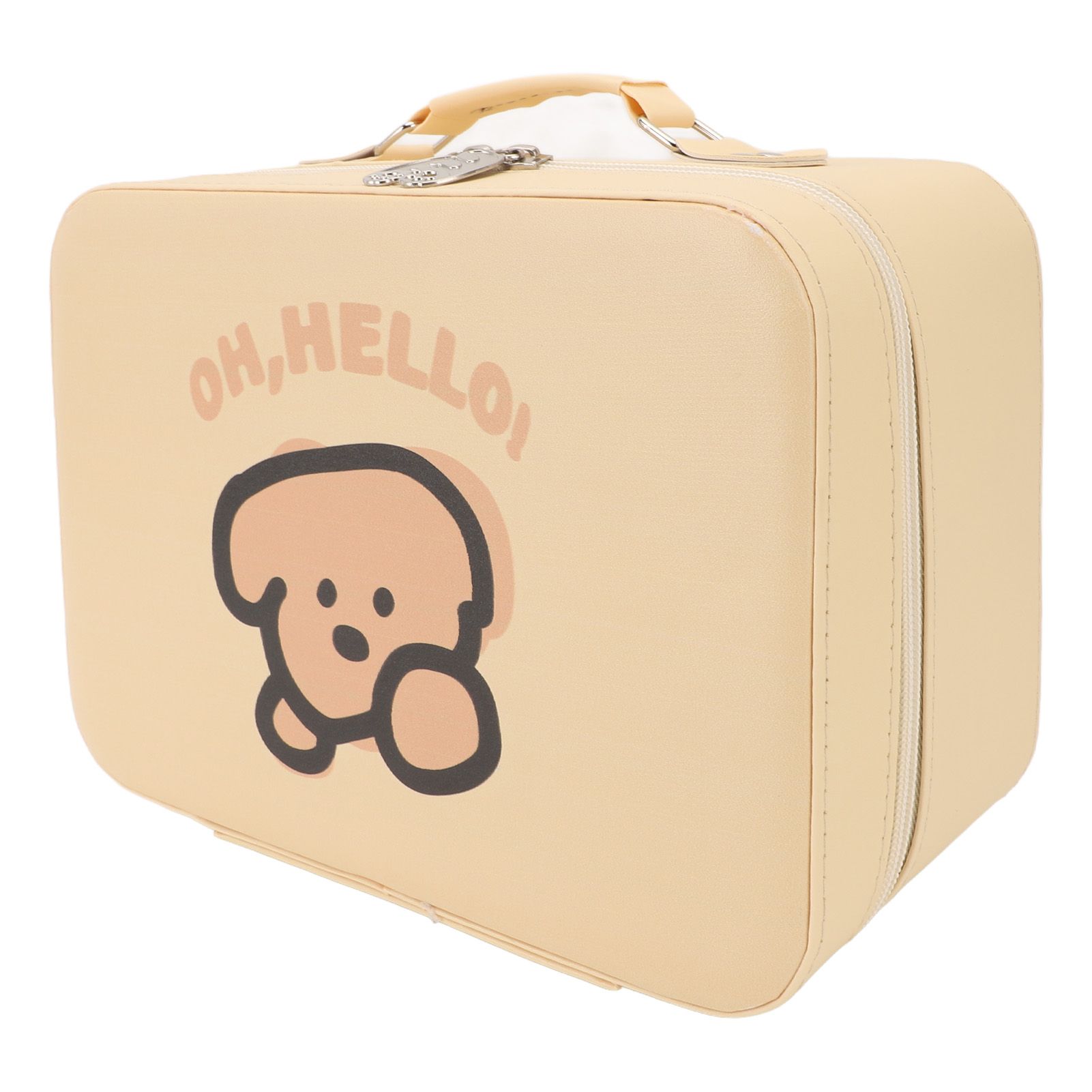 Travel Makeup Bag 9.45x7.09x4.72in Portable Waterproofing PU Leather High view 11