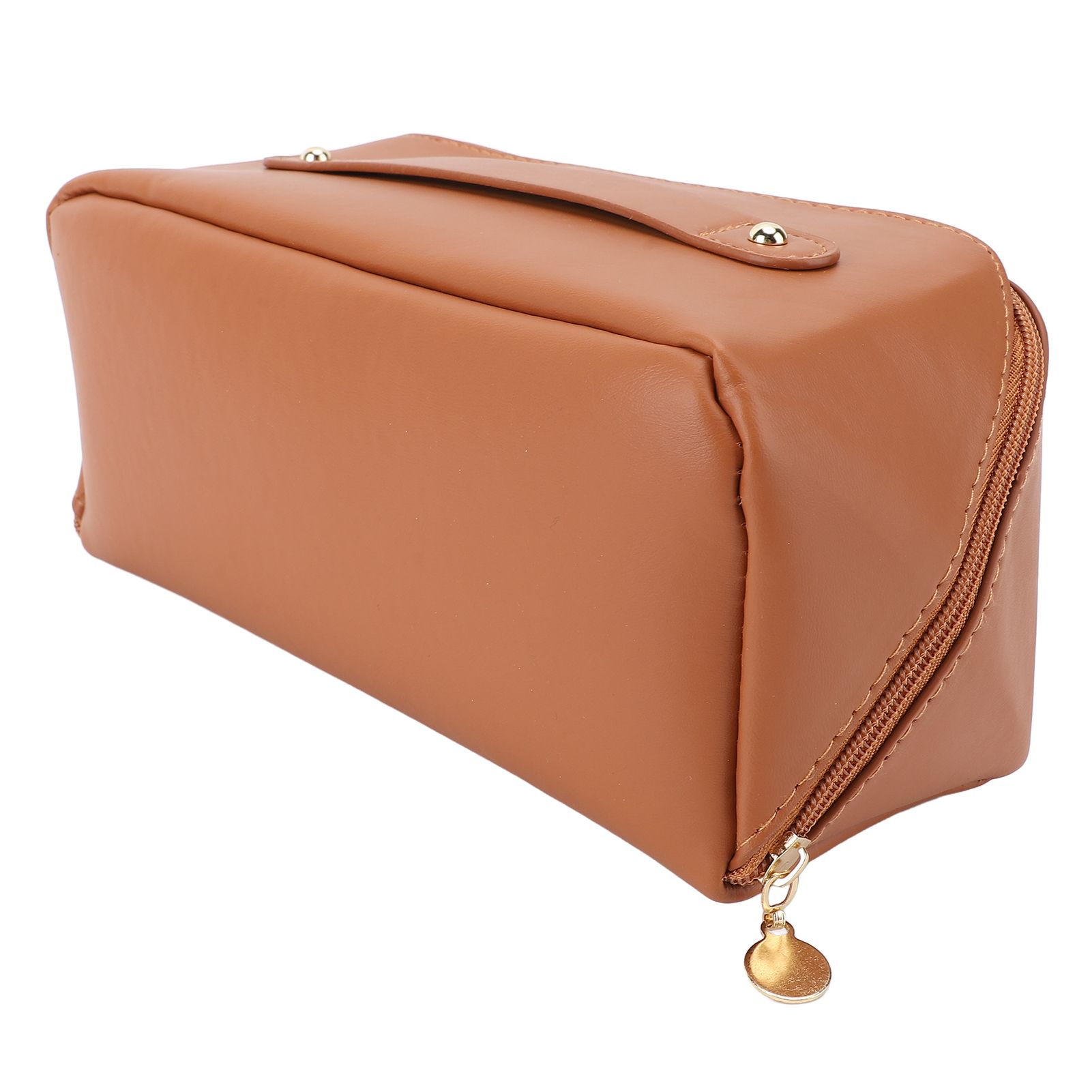 Travel Makeup Bag Portable Waterproofing PU Leather Toiletry Bag High Capacity view 4