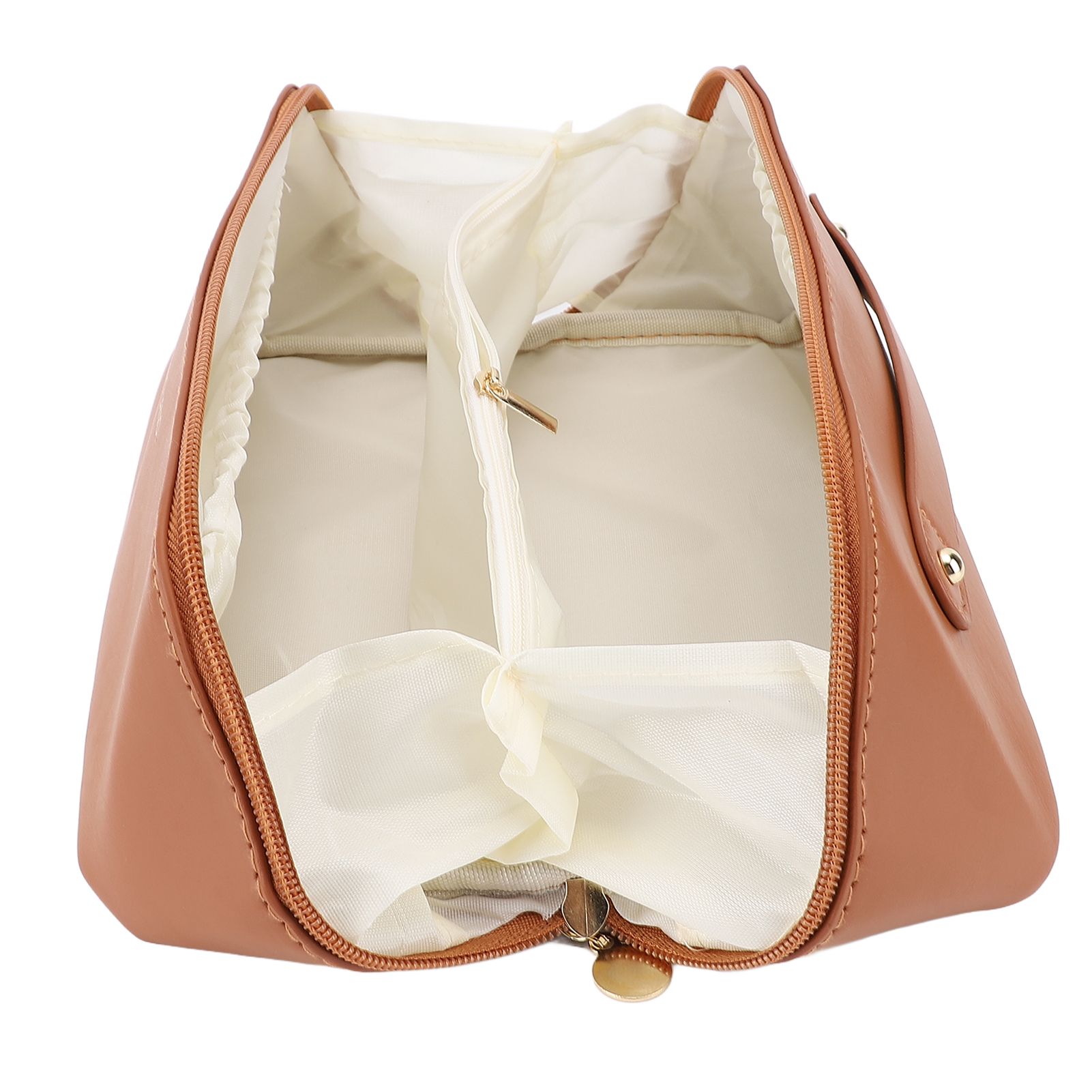 Travel Makeup Bag Portable Waterproofing PU Leather Toiletry Bag High Capacity view 8