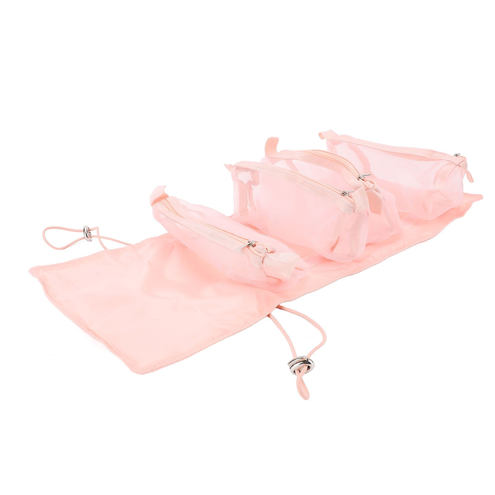 Roll Up Make Up Storage Bag Polyester 4 in 1 Detachable Washable Travel view 8