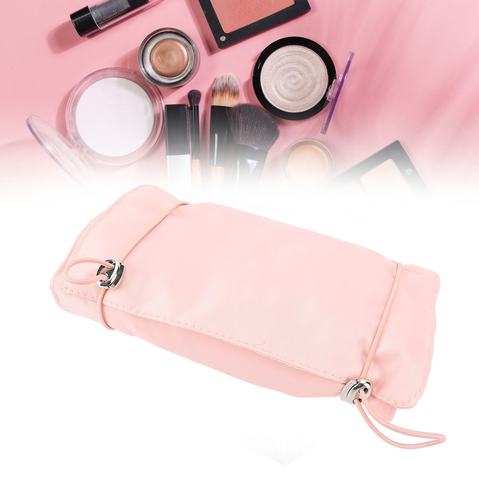 Roll Up Make Up Storage Bag Polyester 4 in 1 Detachable Washable Travel view 12