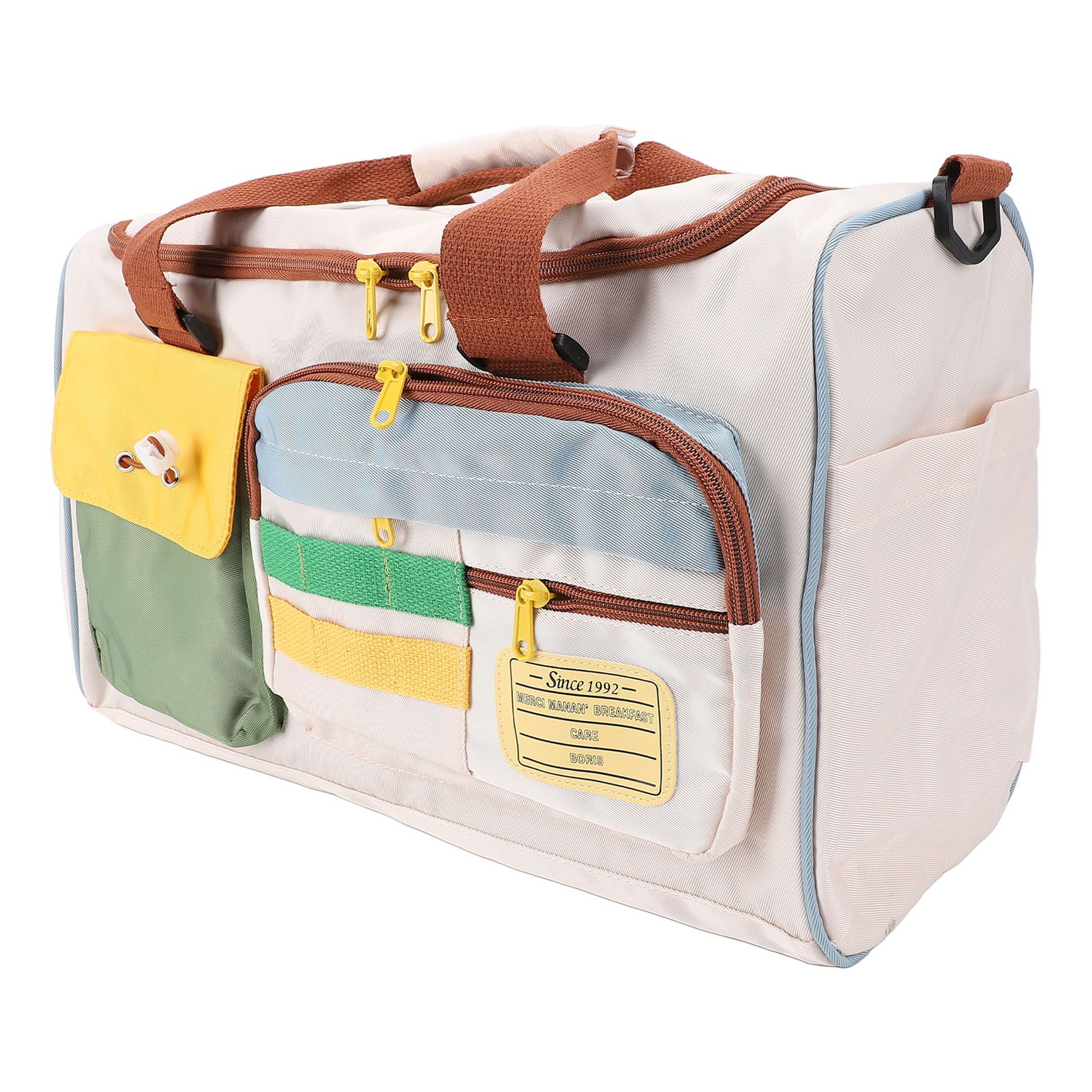 Travel Bag Large Capacity Adjustable Shoulder Strap Stylish Portable Duffle view 4