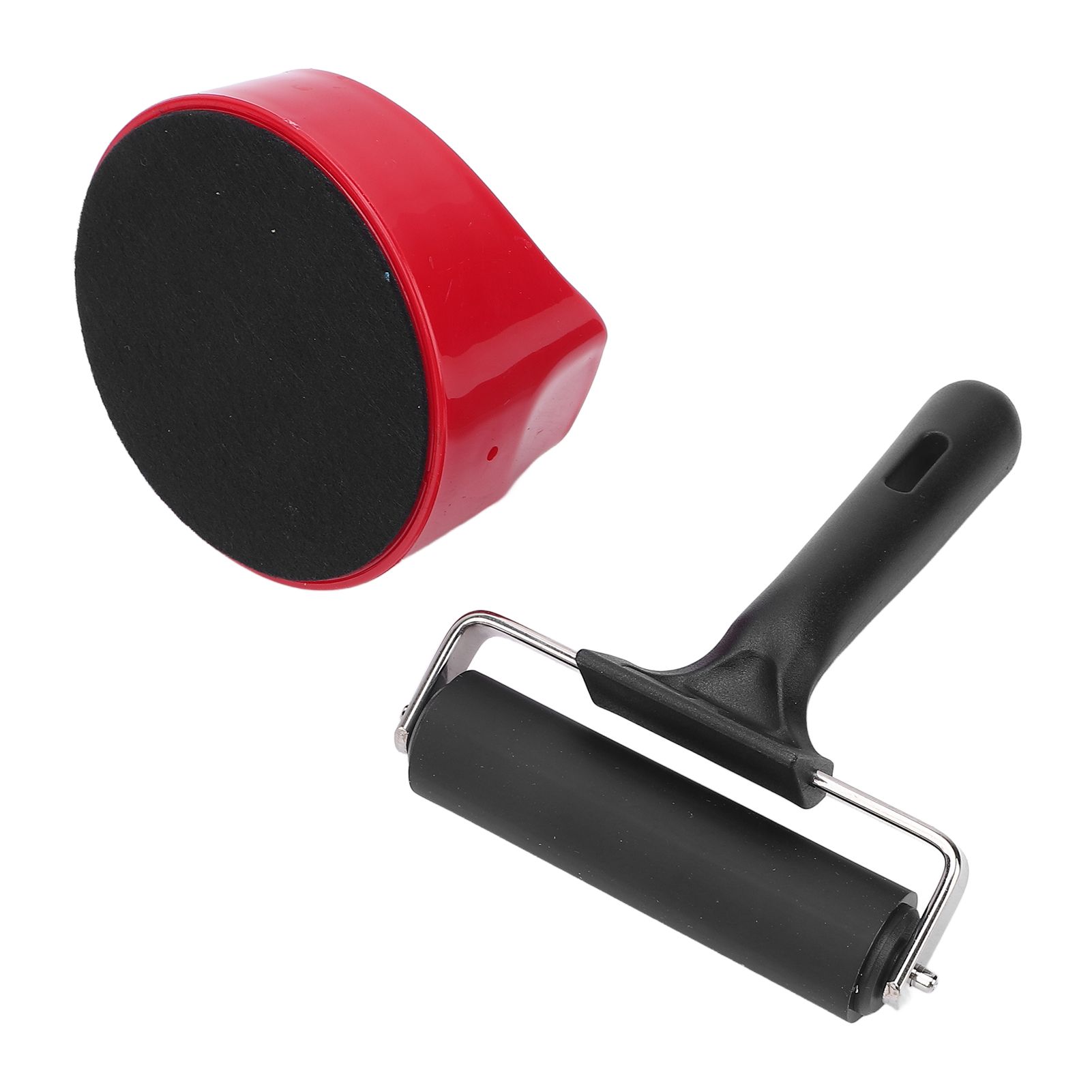 Printing Roller Metal Structure Plastic Handle Rubber Brayer Roller for view 5