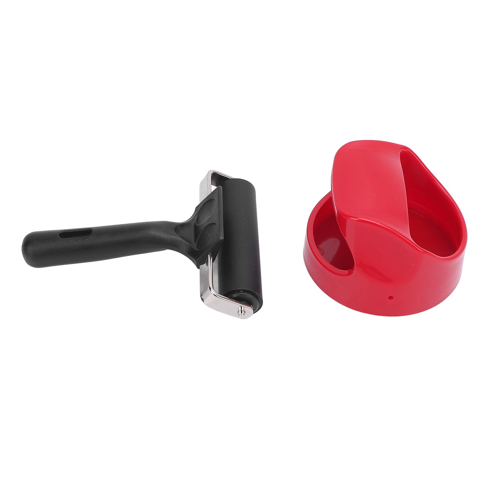 Printing Roller Metal Structure Plastic Handle Rubber Brayer Roller for view 8