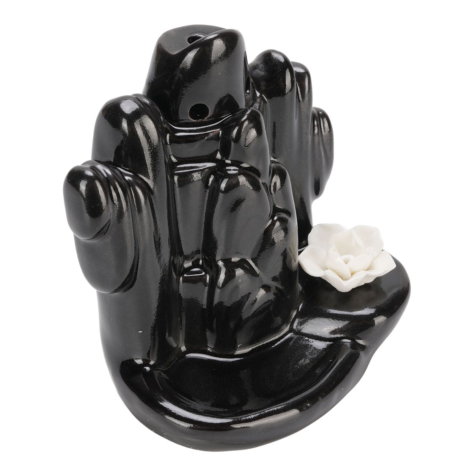 Waterfall Backflow Incense Holder Ceramic Mountain Incense Cone Holder view 9
