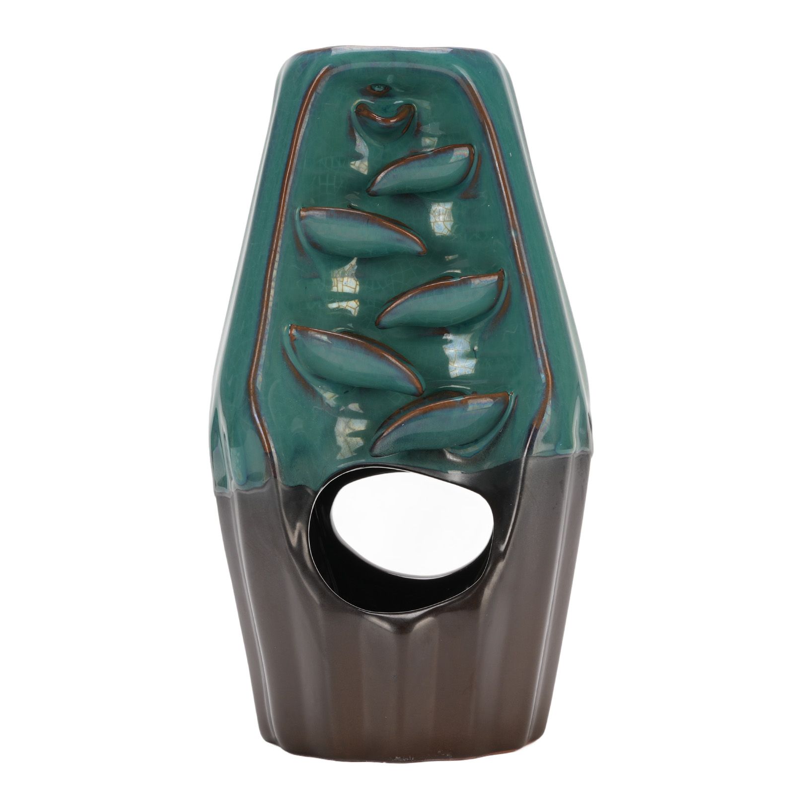 Waterfall Backflow Incense Holder Innovative Ceramic Backflow Aromatherapy