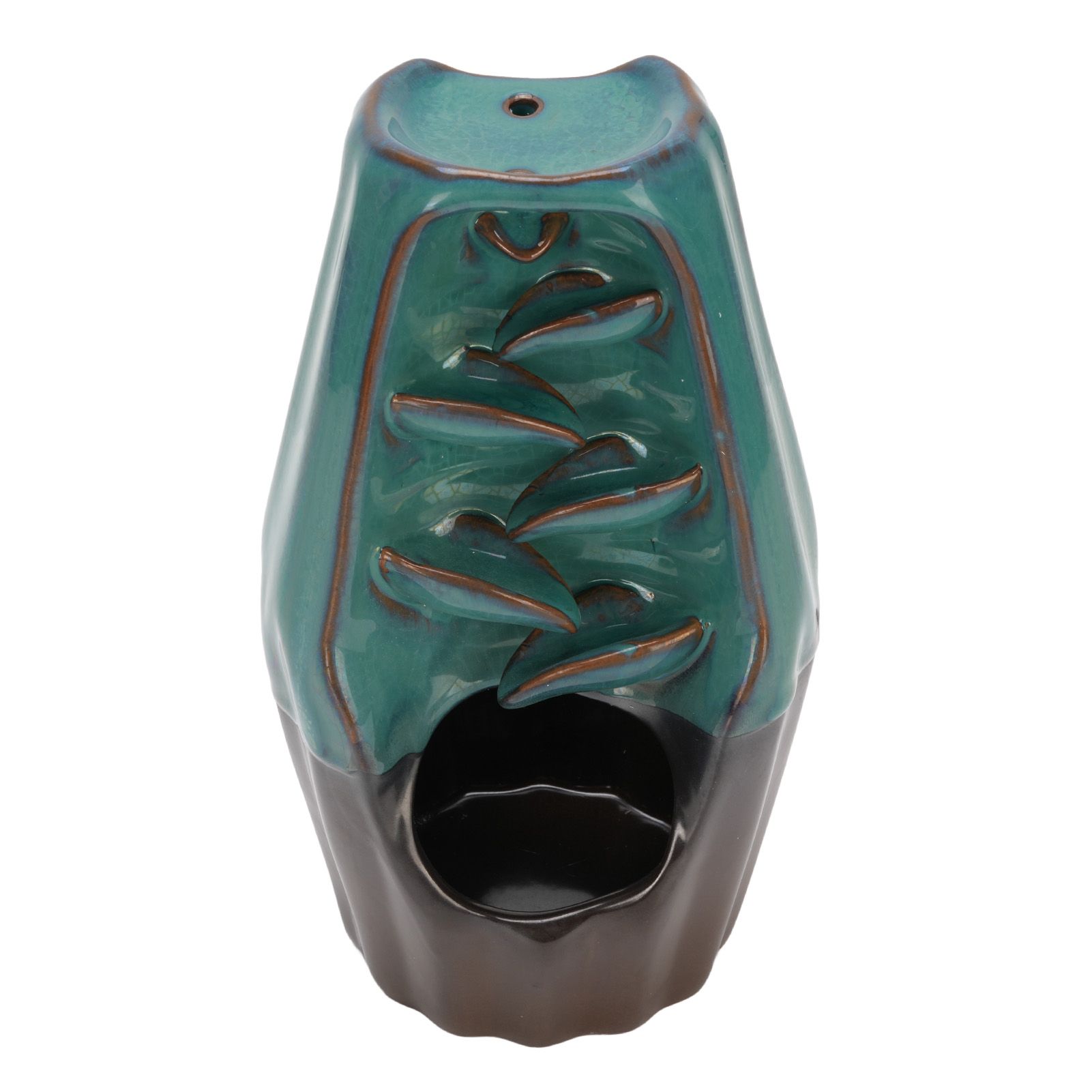 Waterfall Backflow Incense Holder Innovative Ceramic Backflow Aromatherapy view 3