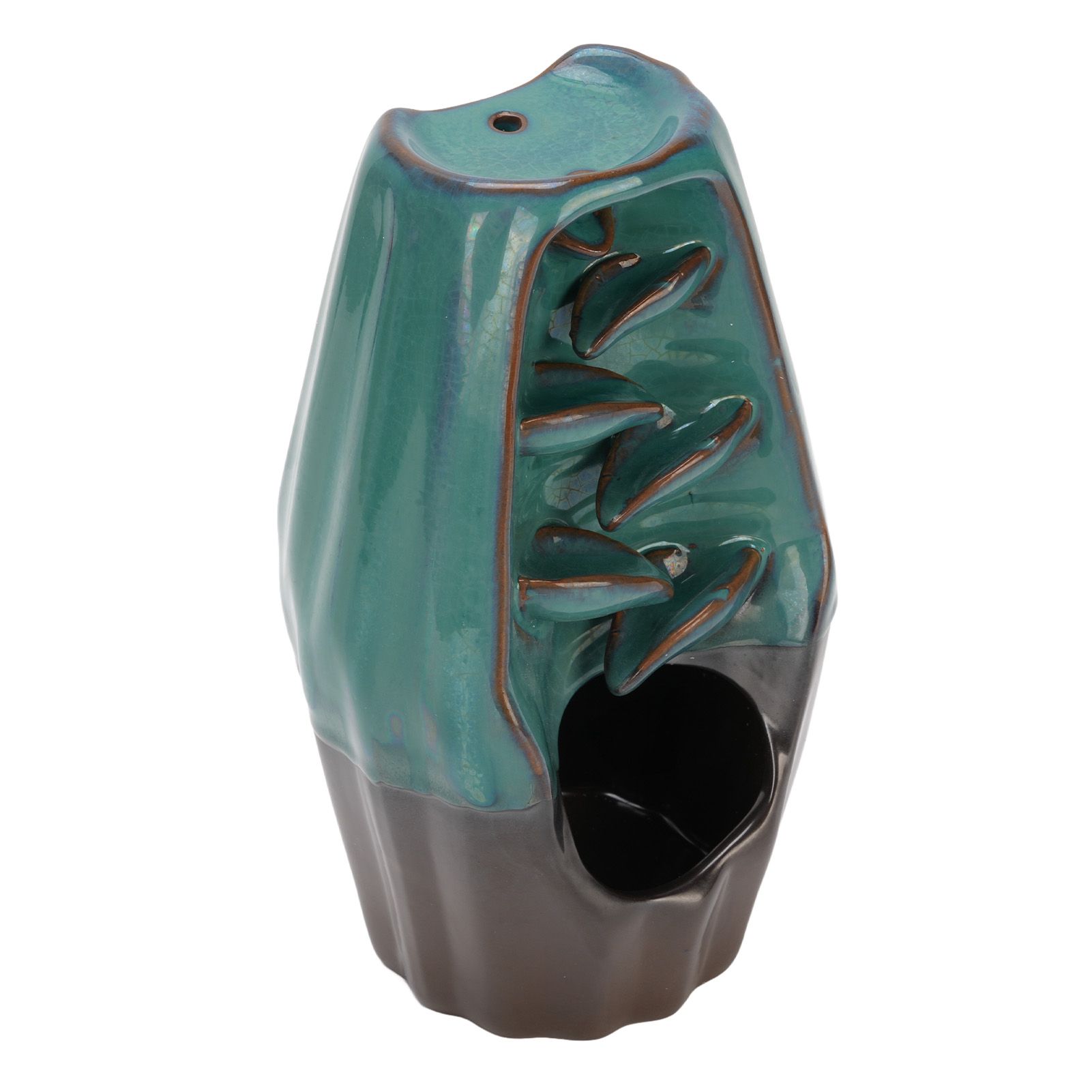 Waterfall Backflow Incense Holder Innovative Ceramic Backflow Aromatherapy view 6
