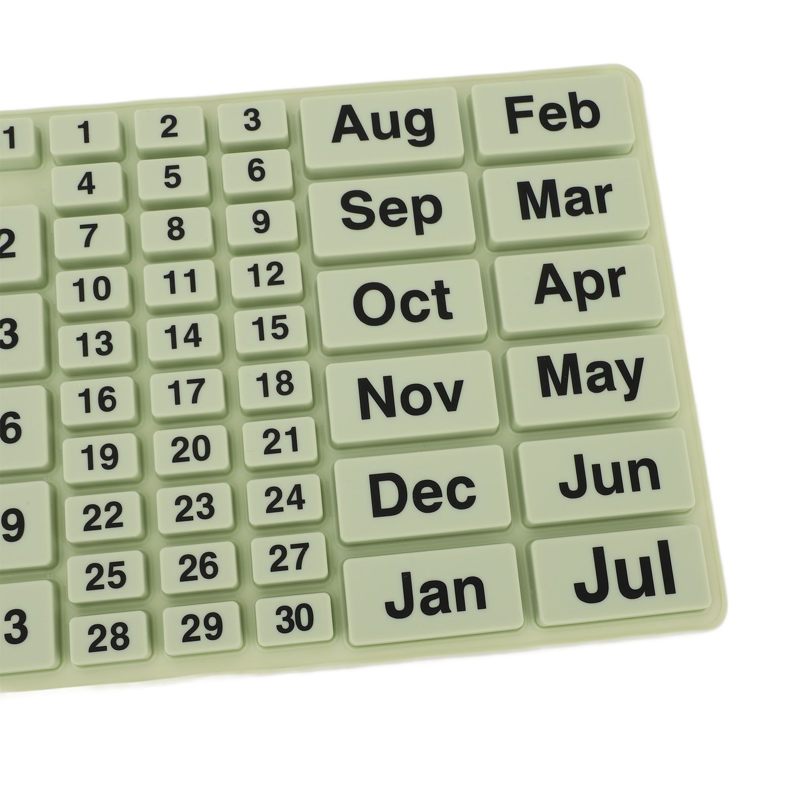 Magnetic Silicone Calendar Reusable Message Board with Pen Detachable Fridge view 5