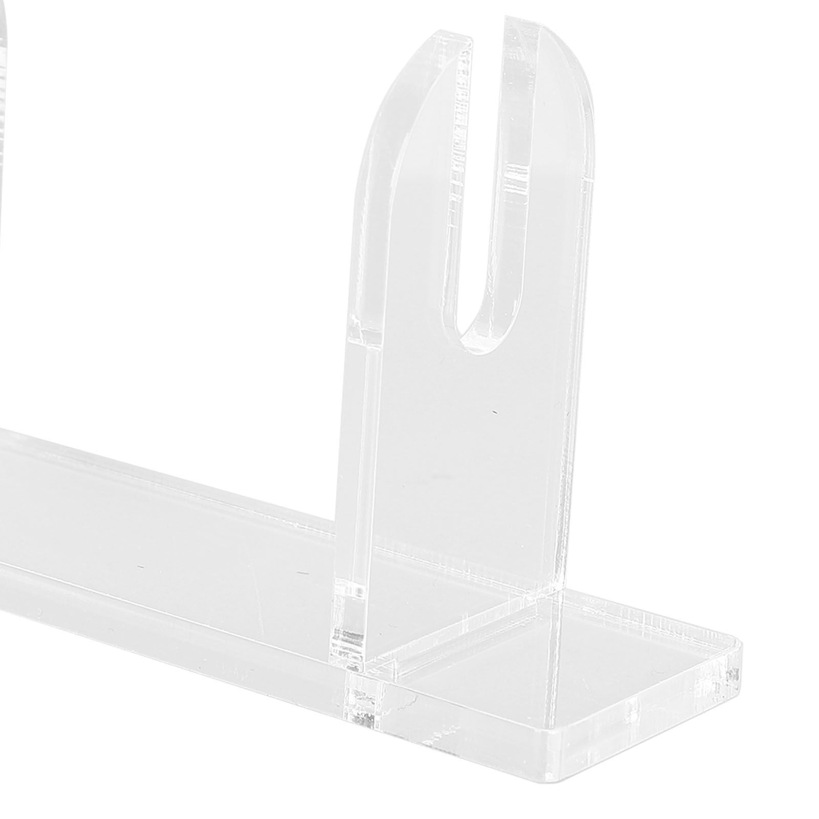 Acrylic Fan Holder Stand Lightweight Stylish Look Hand Fan Stand Foldable view 2