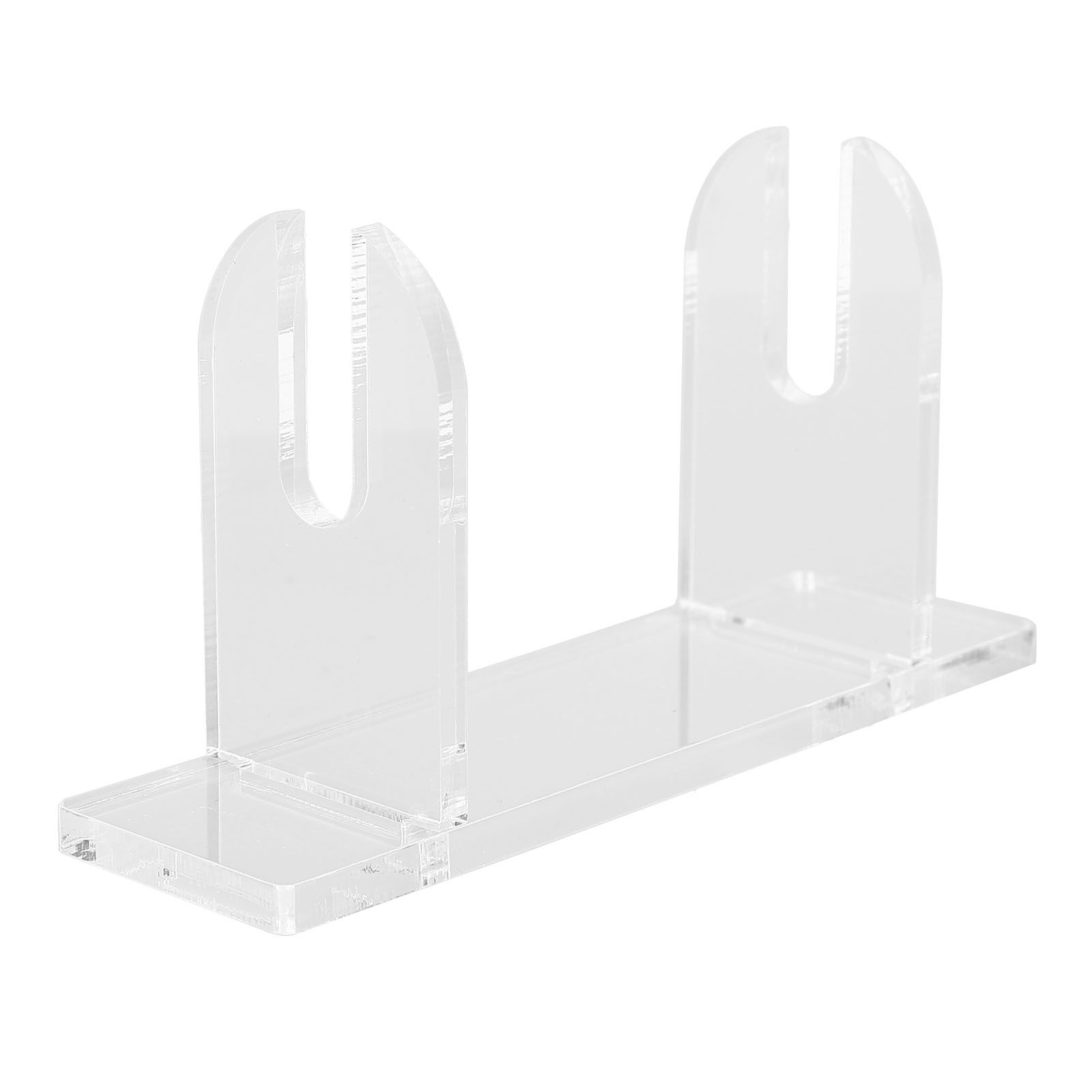 Acrylic Fan Holder Stand Lightweight Stylish Look Hand Fan Stand Foldable view 3