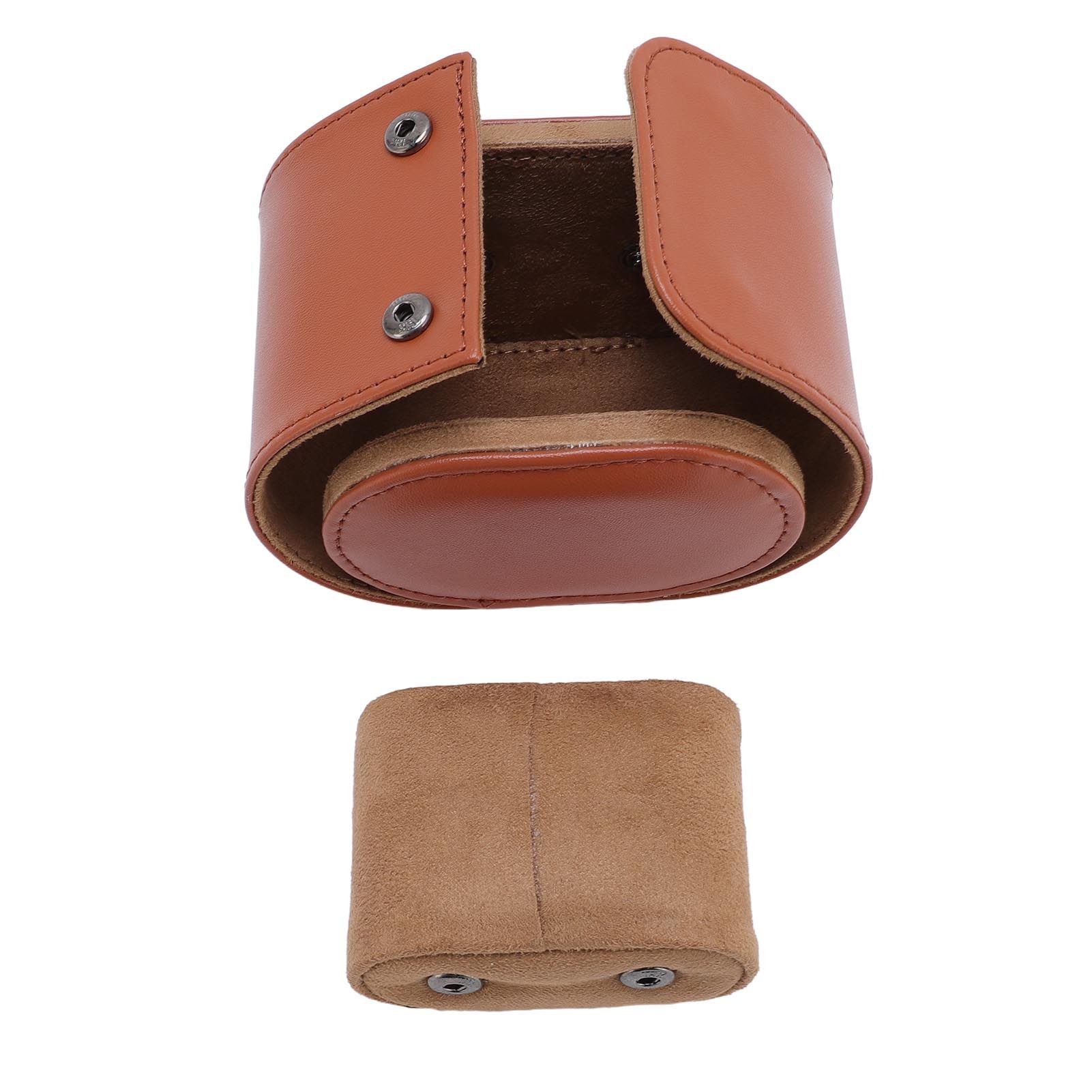 PU Leather Watch Roll Travel Case Mechanical Watch Case Organizer Box with view 4