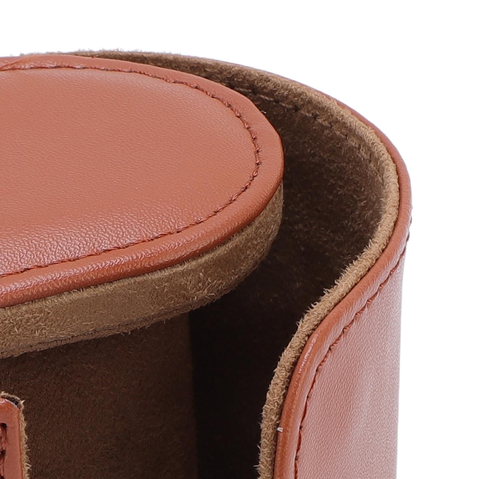 PU Leather Watch Roll Travel Case Mechanical Watch Case Organizer Box with view 5
