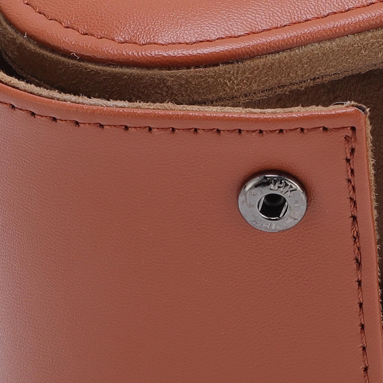 PU Leather Watch Roll Travel Case Mechanical Watch Case Organizer Box with view 7