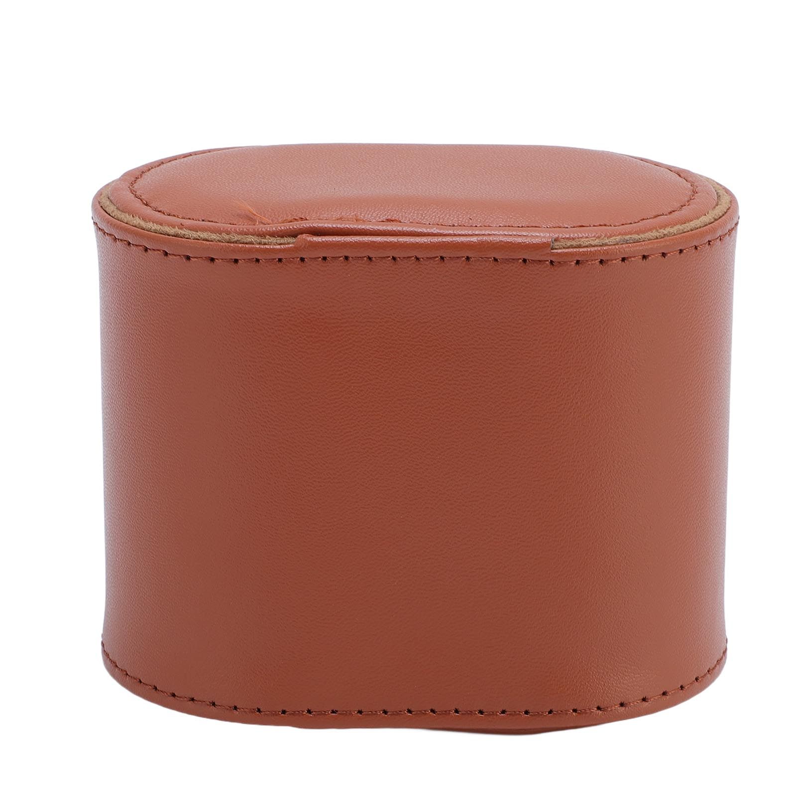 PU Leather Watch Roll Travel Case Mechanical Watch Case Organizer Box with view 12