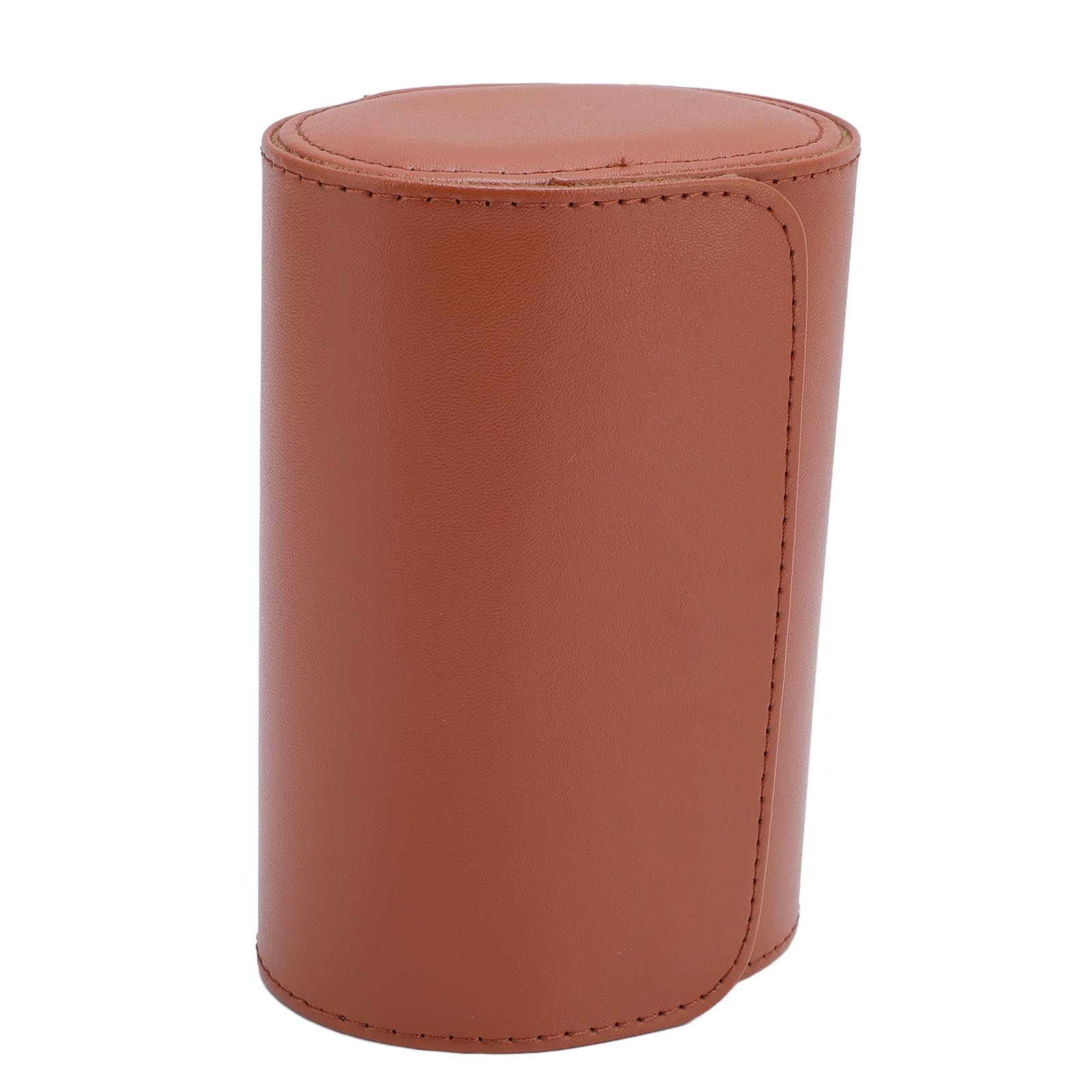 PU Leather Watch Roll Travel Case Mechanical Watch Case Organizer Box with — image 1