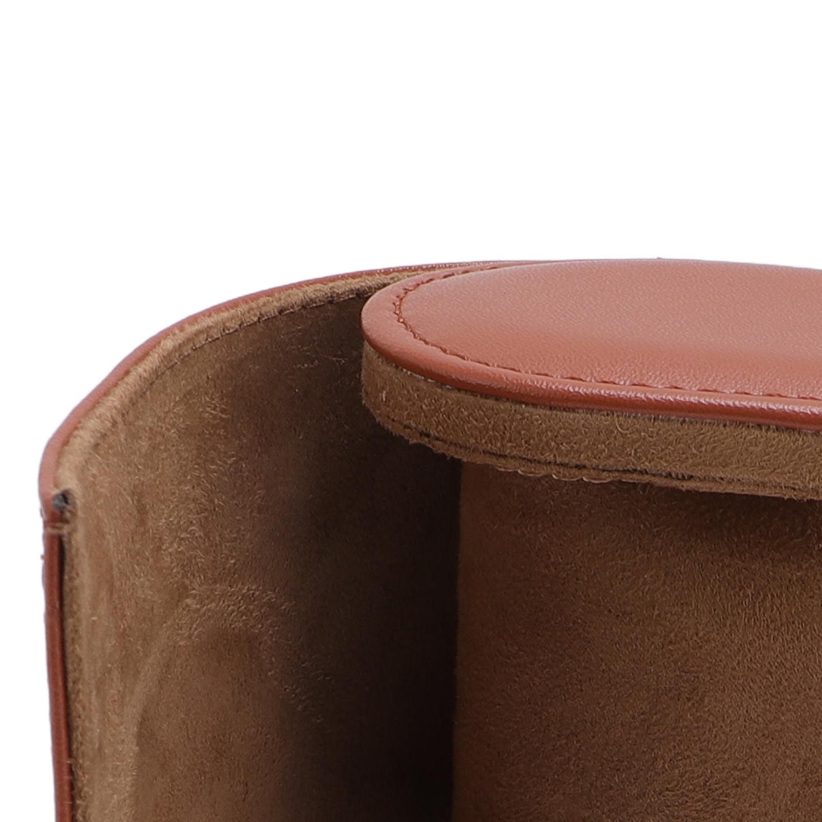 PU Leather Watch Roll Travel Case Mechanical Watch Case Organizer Box with view 7