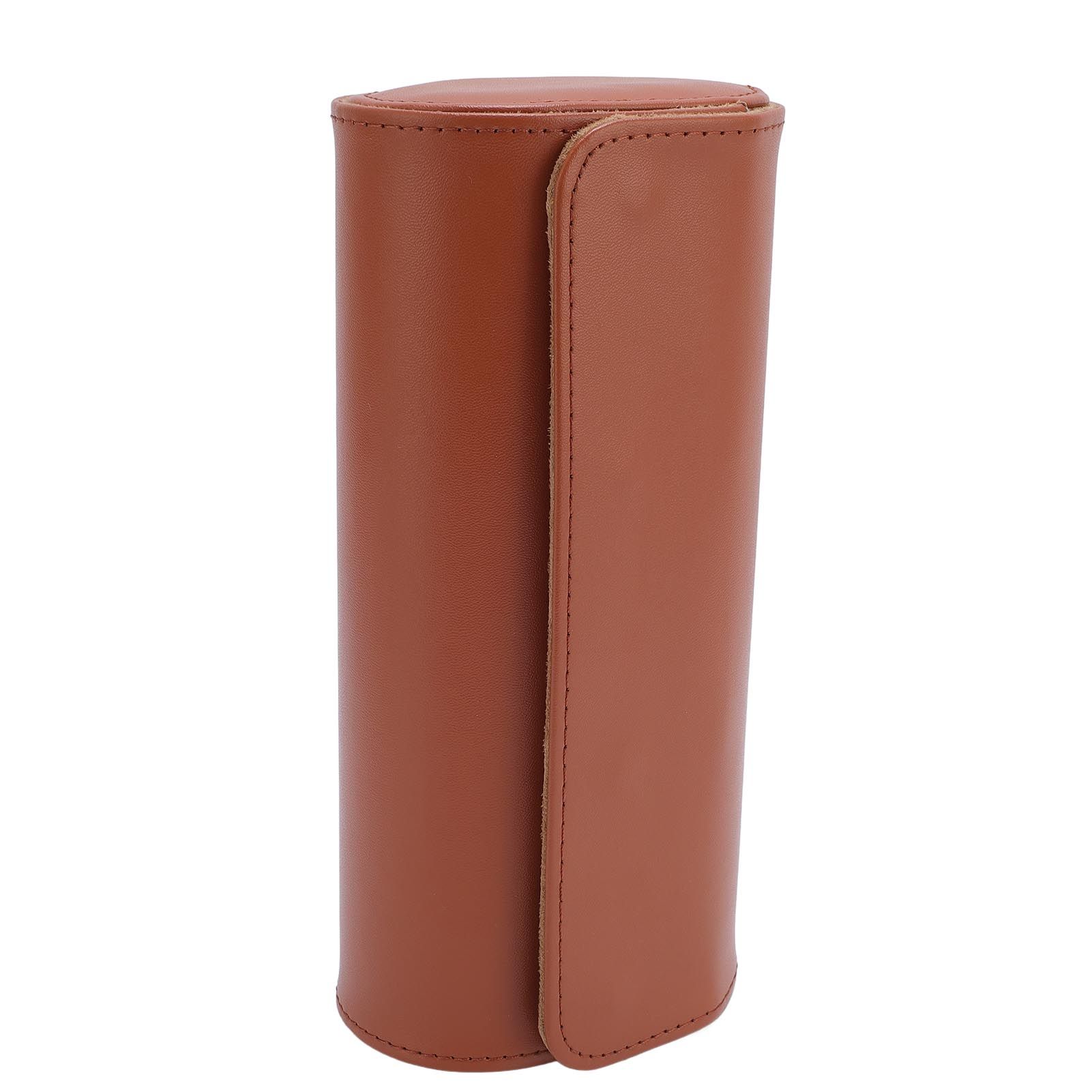 PU Leather Watch Roll Travel Case Mechanical Watch Case Organizer Box with — image 1