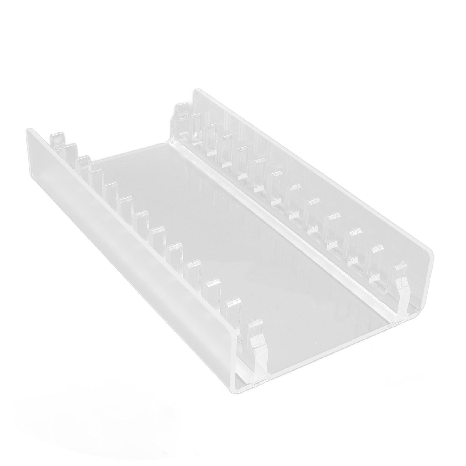 Game Storage Organizer Transparent Acrylic Non Slip Base Game Disk Display view 4