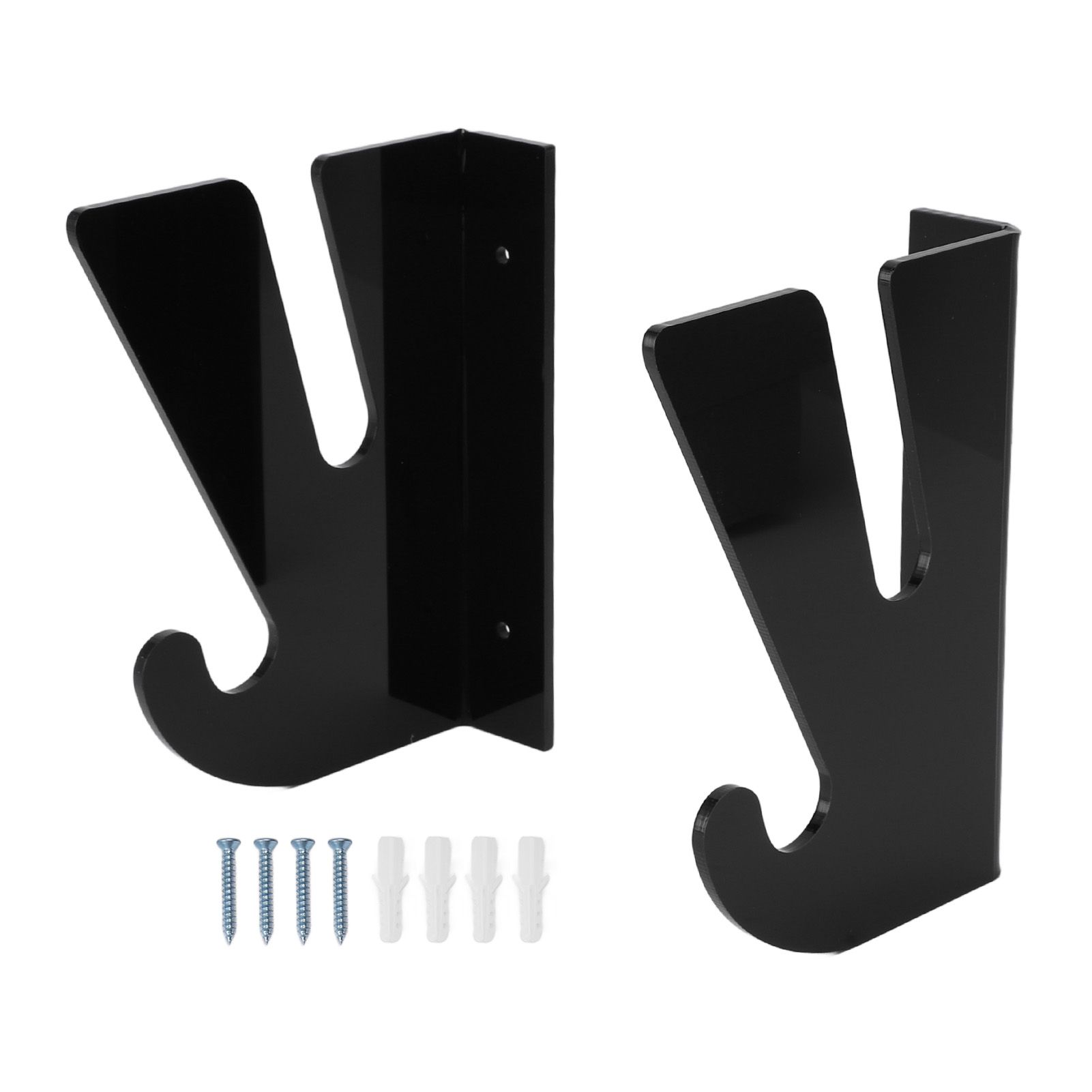 Skateboard Wall Mount Holder Horizontal Acrylic Longboard Display Rack with view 3