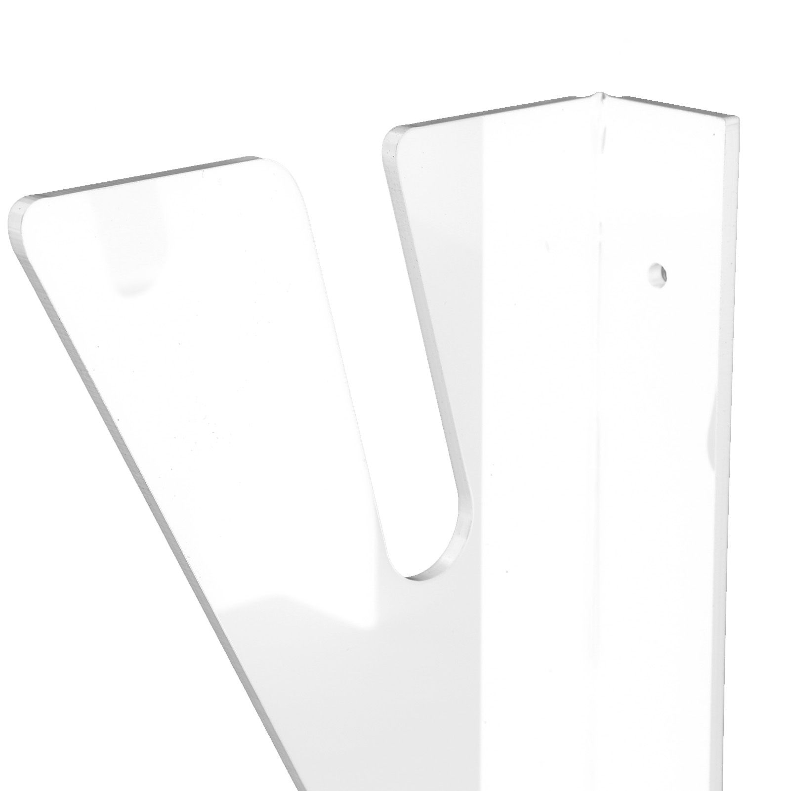 Skateboard Wall Mount Holder Horizontal Acrylic Longboard Display Rack with view 5