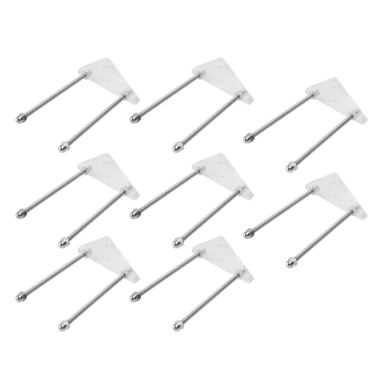 8 Packs Skateboard Wall Mount Acrylic Skateboard Wall Display Rack Storage view 11