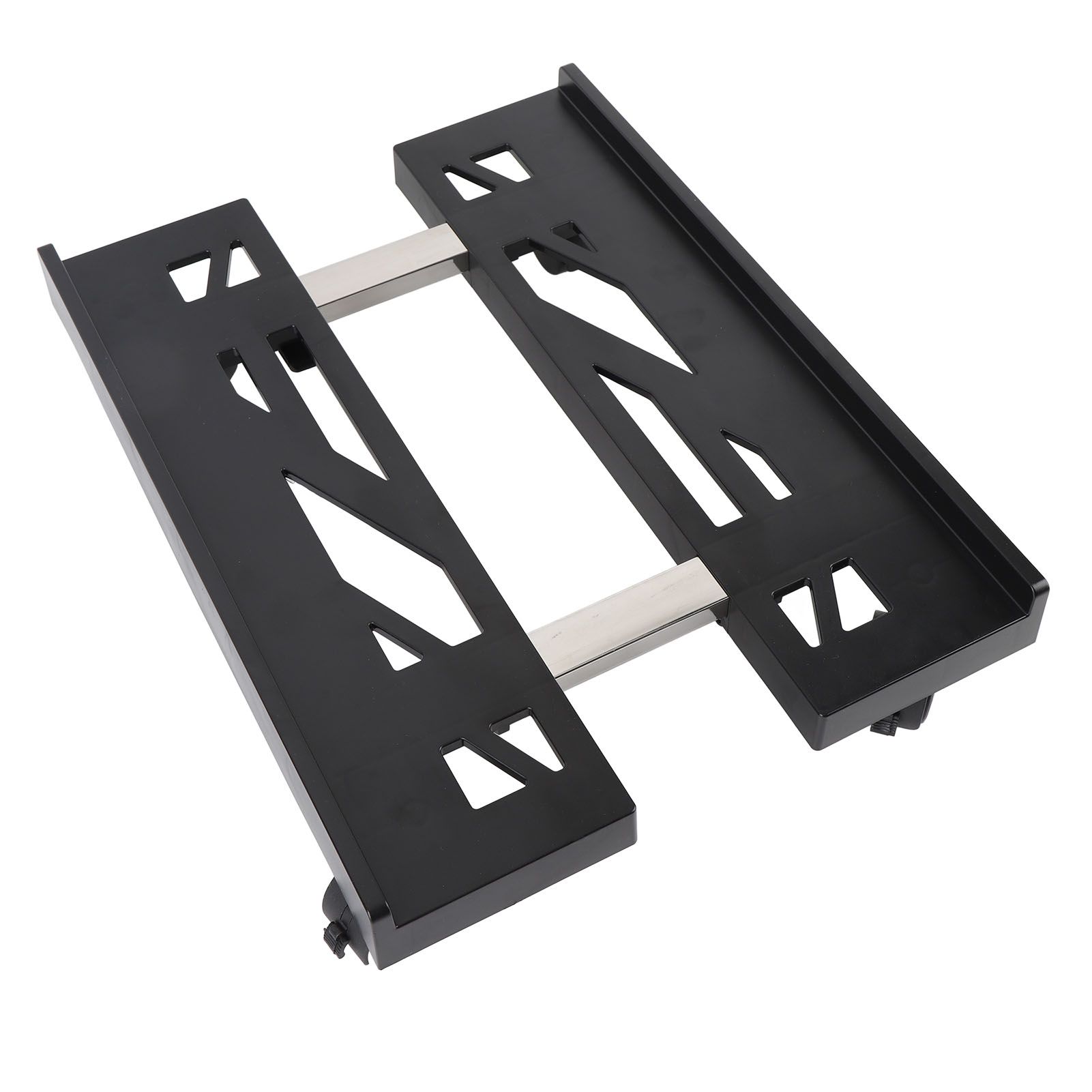 Mobile PC Stand Adjustable with Wheels Telescopic 30kg Load Bearing Stable
