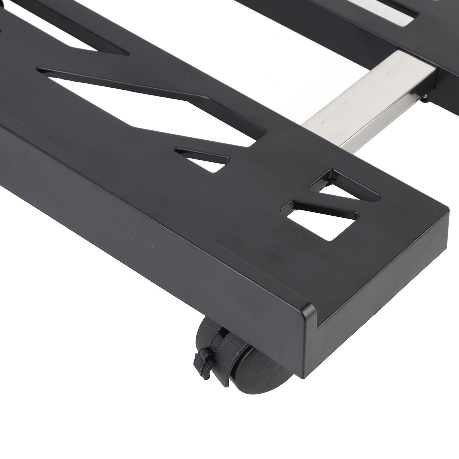 Mobile PC Stand Adjustable with Wheels Telescopic 30kg Load Bearing Stable view 2