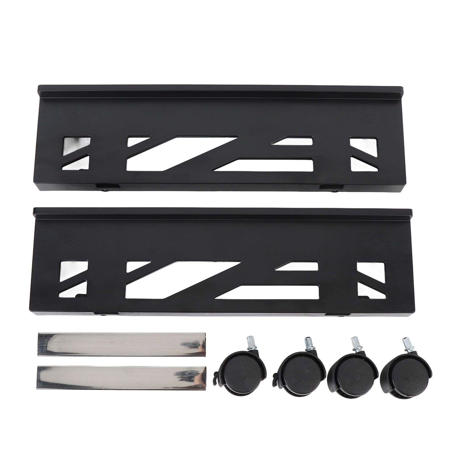 Mobile PC Stand Adjustable with Wheels Telescopic 30kg Load Bearing Stable view 3
