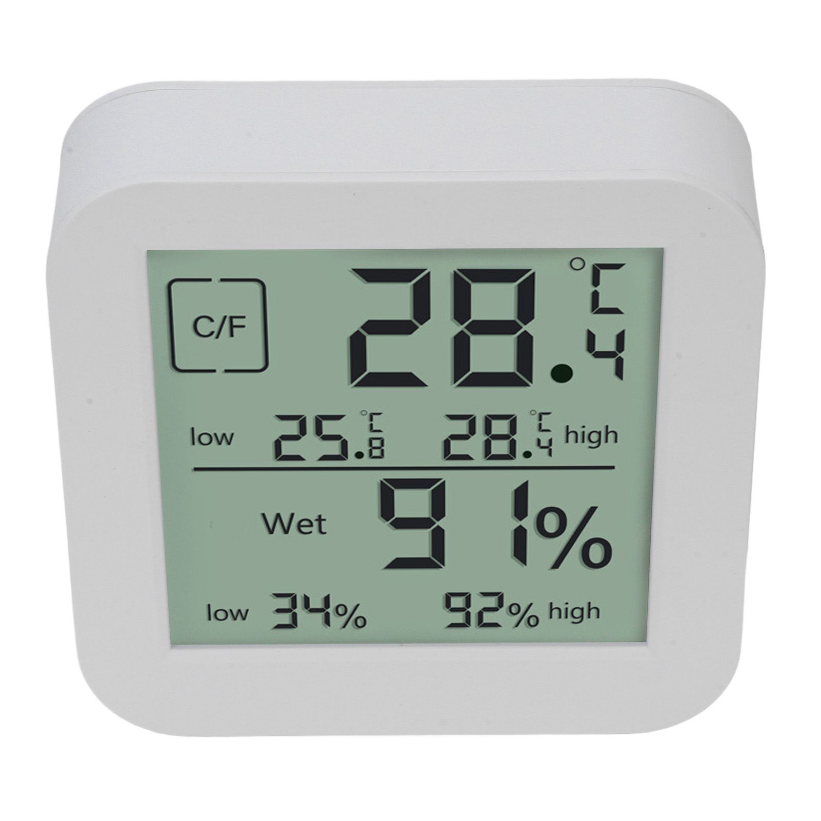 Thermometer Hygrometer Timer Double Sided LCD Touch Screen Backlight view 6