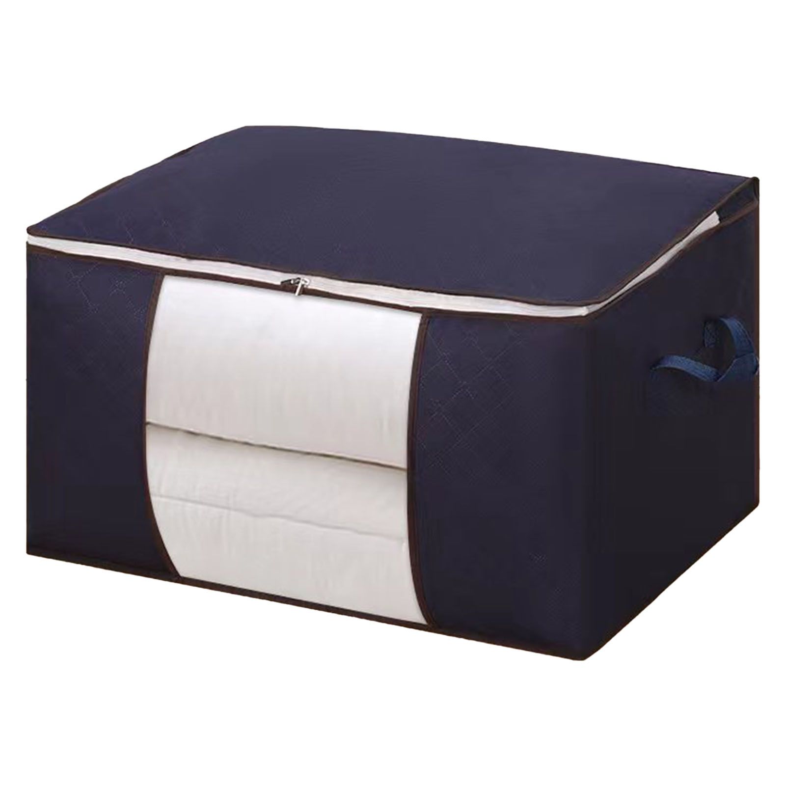 Clothes Storage Bags Fabric Foldable Blanket Storage Container Closet — image 1