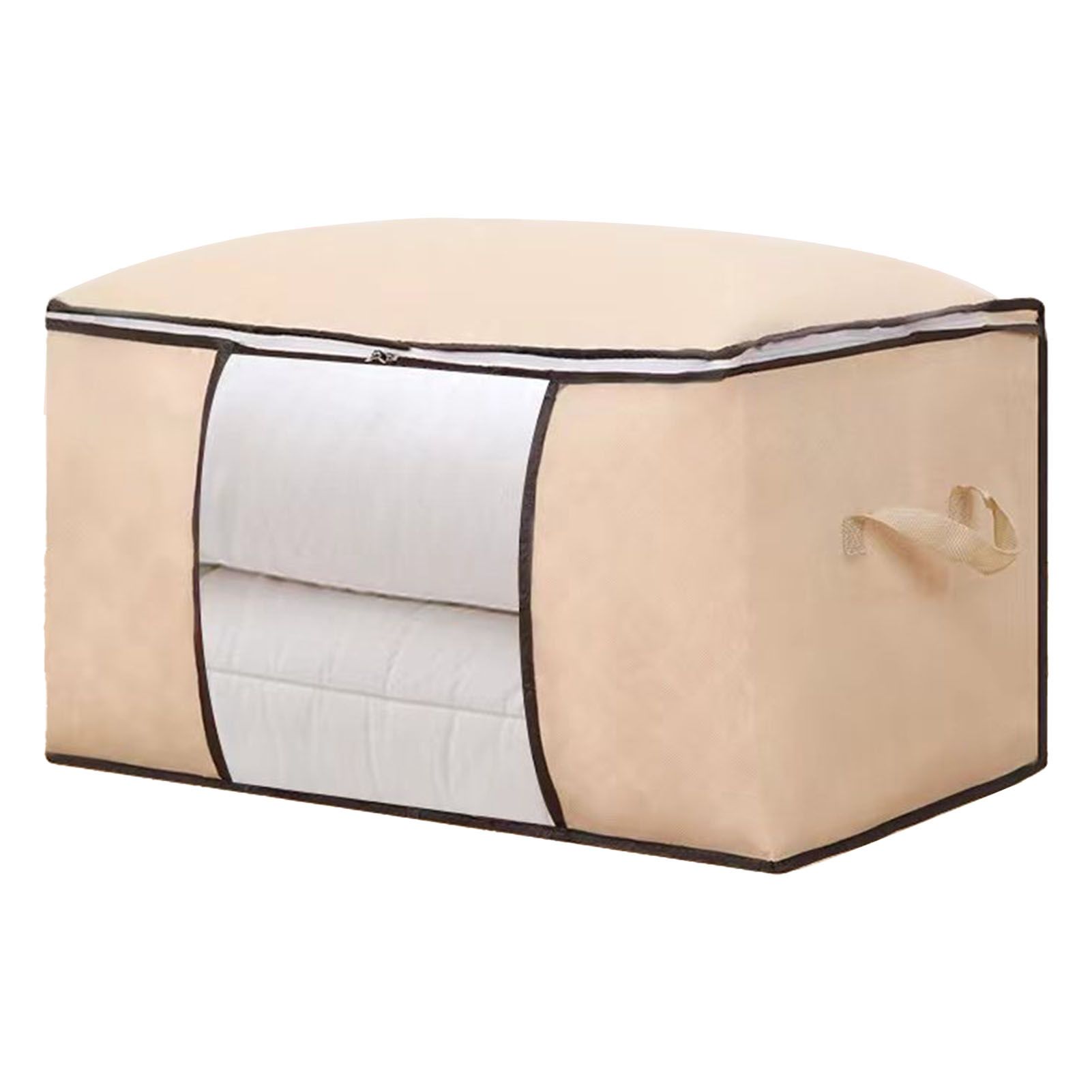 Clothes Storage Bags Fabric Foldable Blanket Storage Container Closet — image 1