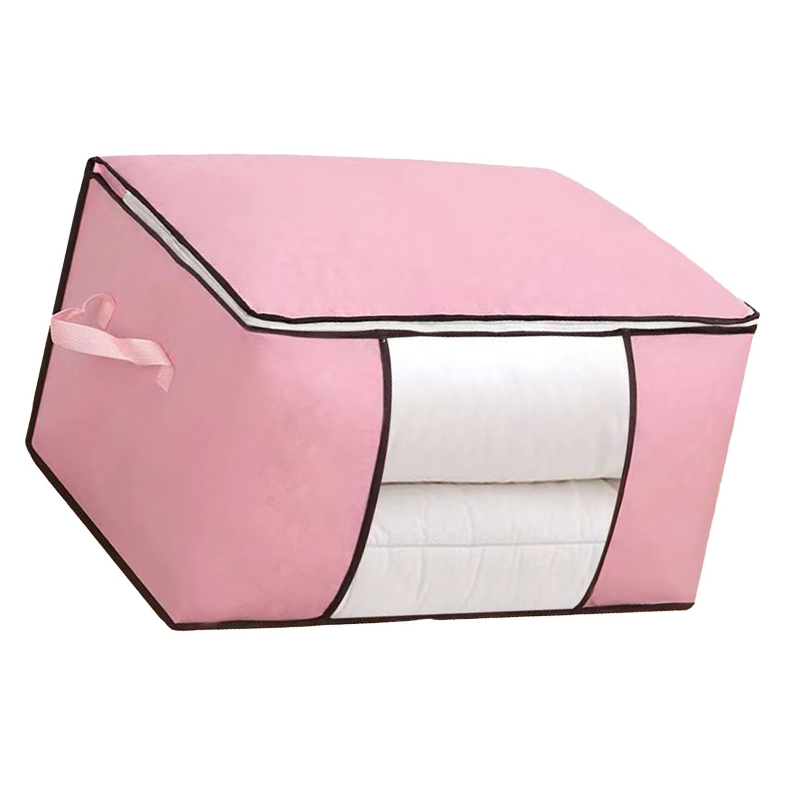Clothes Storage Bags Fabric Foldable Blanket Storage Container Closet view 6