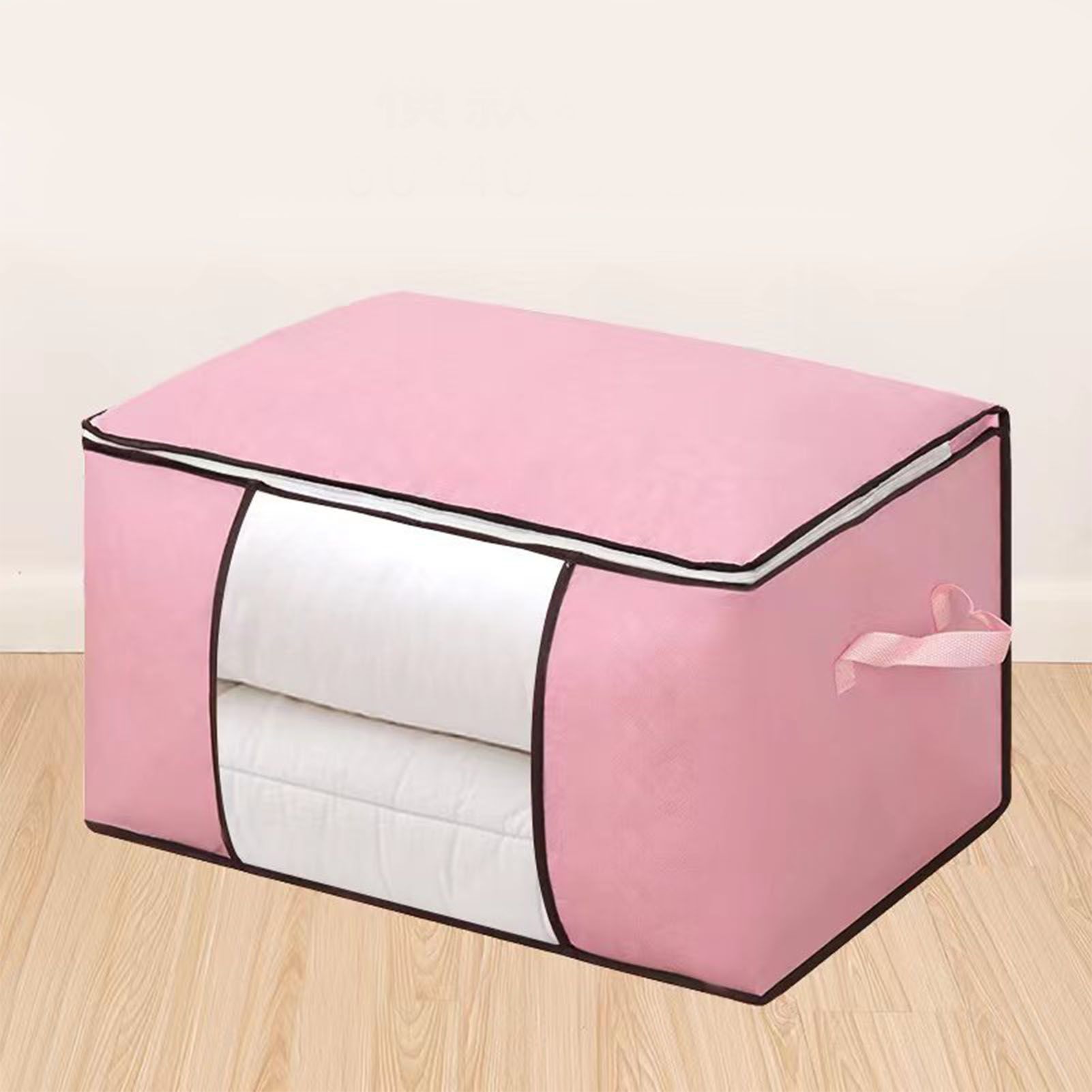Clothes Storage Bags Fabric Foldable Blanket Storage Container Closet view 9