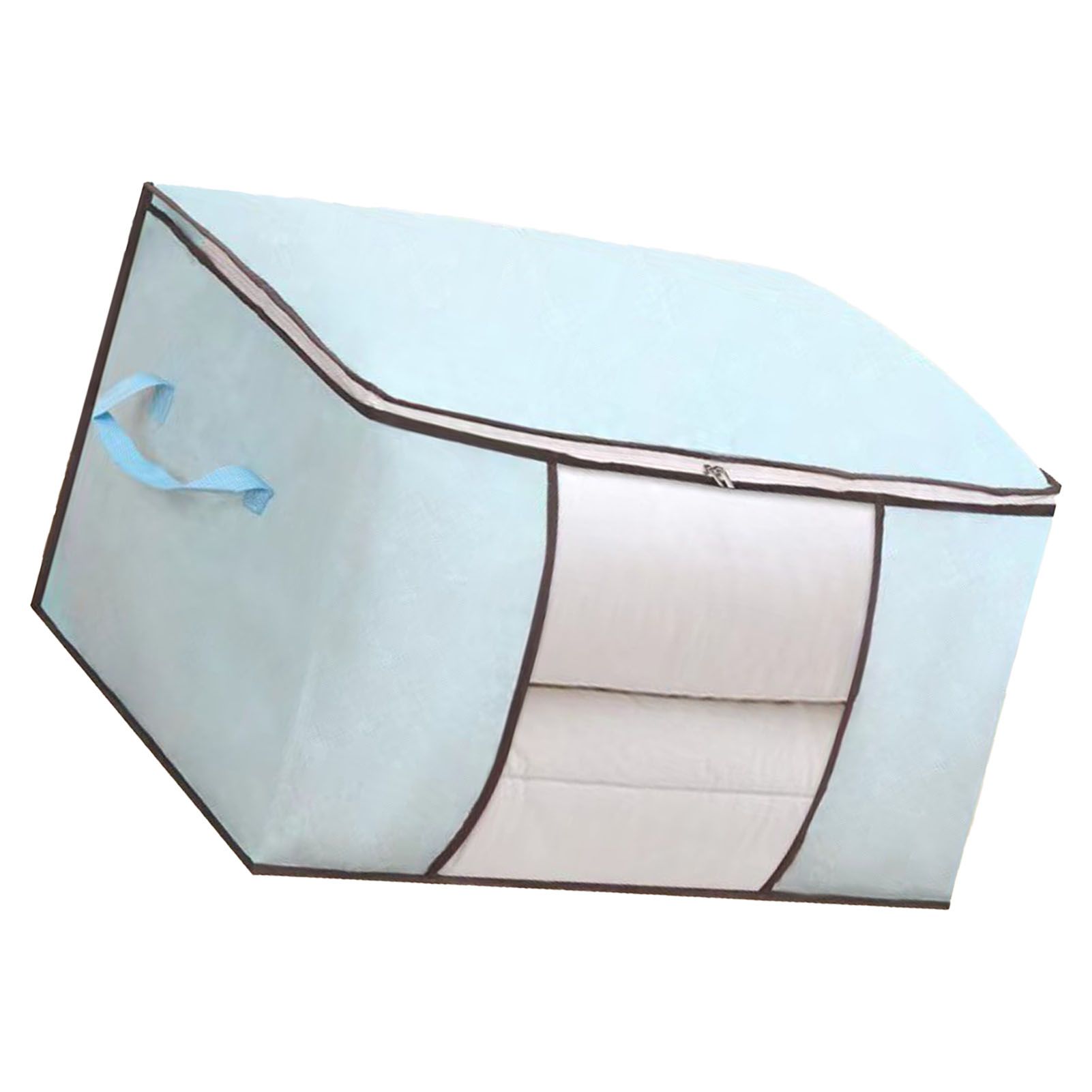 Clothes Storage Bags Fabric Foldable Blanket Storage Container Closet view 6