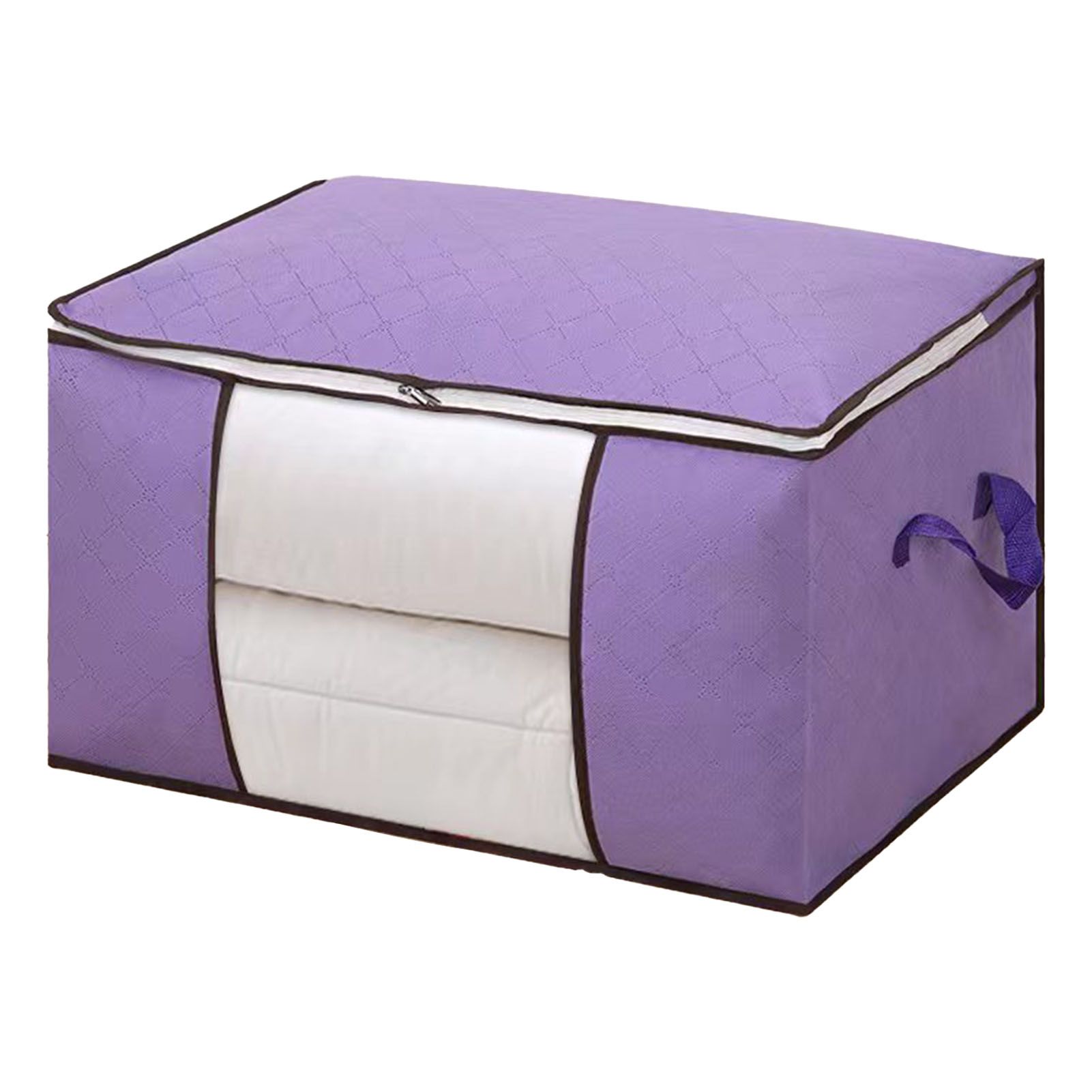 Clothes Storage Bags Fabric Foldable Blanket Storage Container Closet