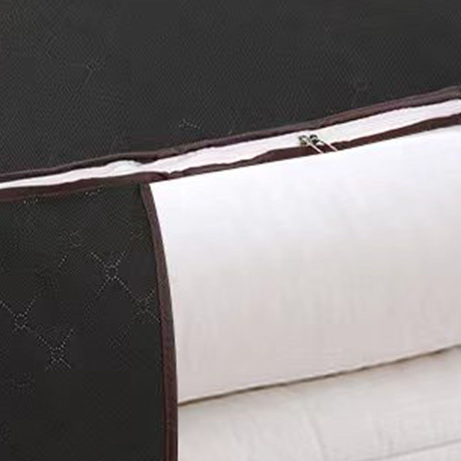 Clothes Storage Bags Fabric Foldable Blanket Storage Container Closet view 5